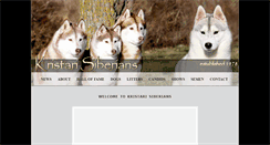 Desktop Screenshot of kristarisiberians.com